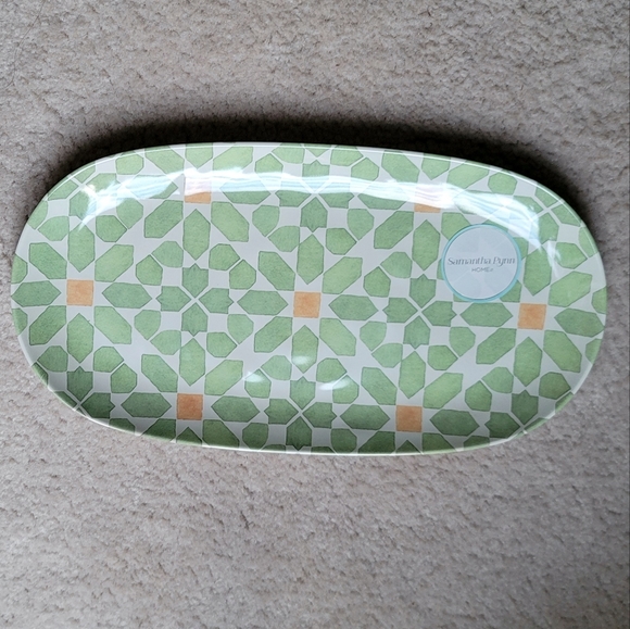 Samantha Pynn Home Rectangular Melamine Serving Tray - Picture 1 of 8